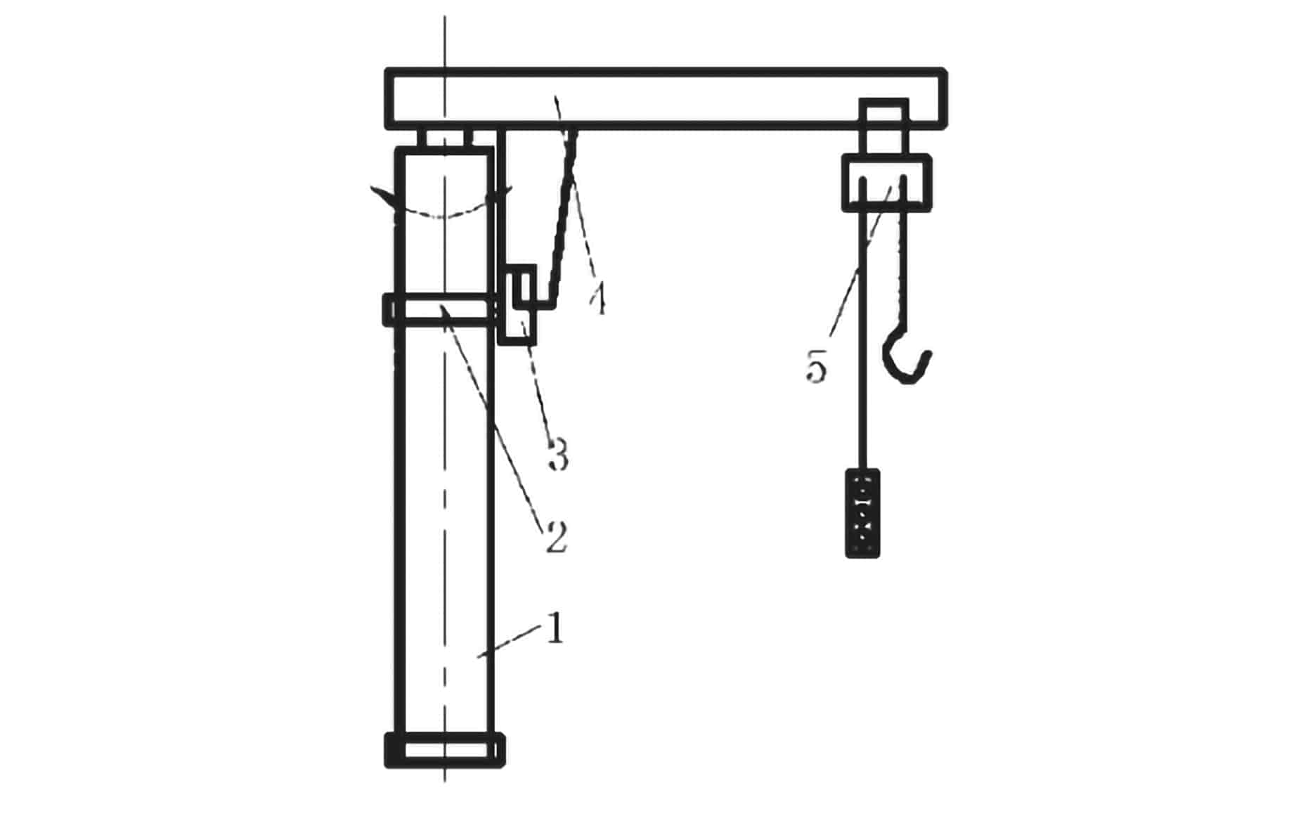 固定式悬臂吊的结构形式